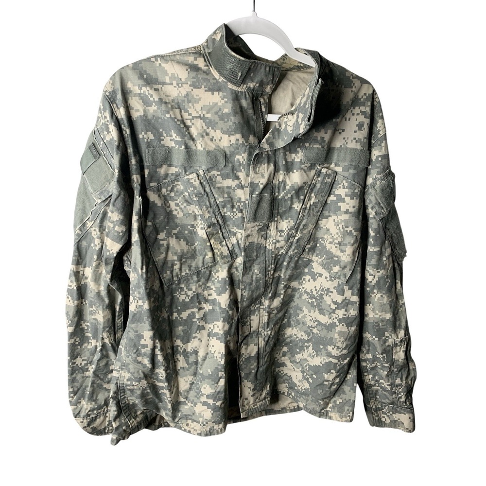 Mens M short unisex Military Digital Camo Zip up Uniform Jacket tactical combat